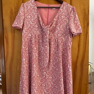 Glamorous Bloom Maternity short sleeve mini dress